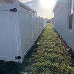 side fence line