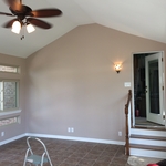 Custom built sunroom interior.
