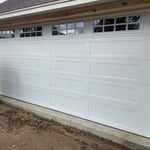 Elegant garage door