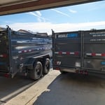 2 dumpsters