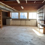Basement after