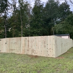 wooden fence