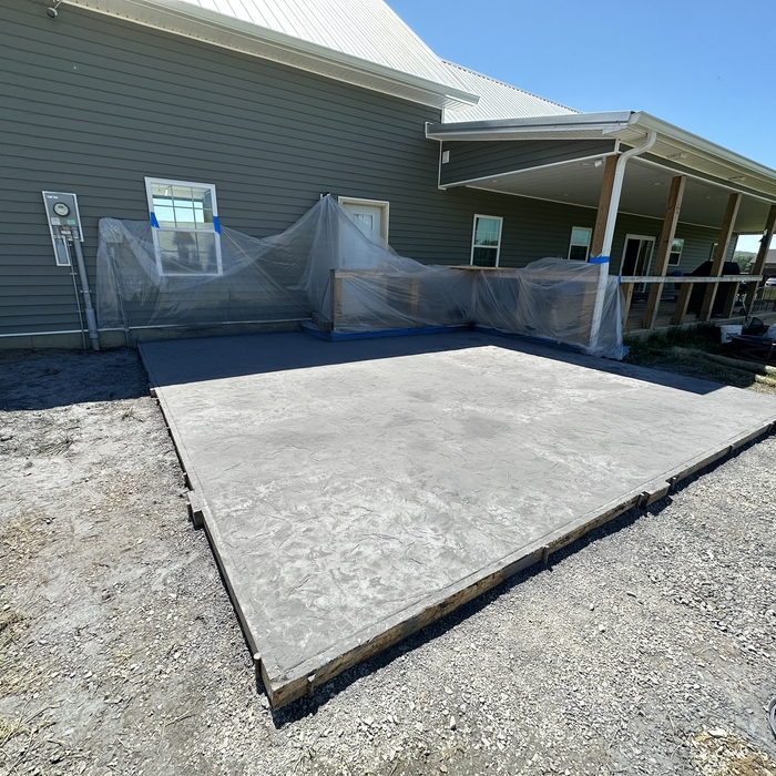Stamped concrete