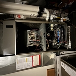 Normal operation after program thermostat and re-wired