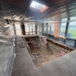 Spa during demo