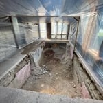 Spa during demo