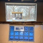 Glass Block Before/After