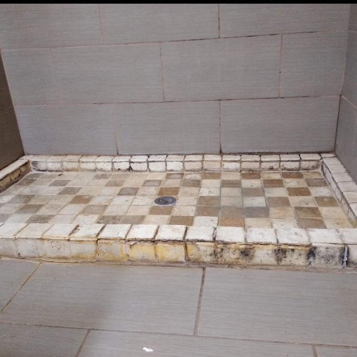 The shower pan