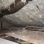 Attic spray foam job
