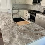 Marble Kitchen Countertop Island