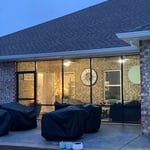 Screen room installation