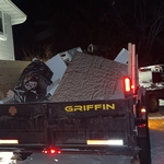Full 15 yard dumpster