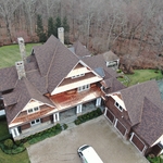 Shingle roof - front