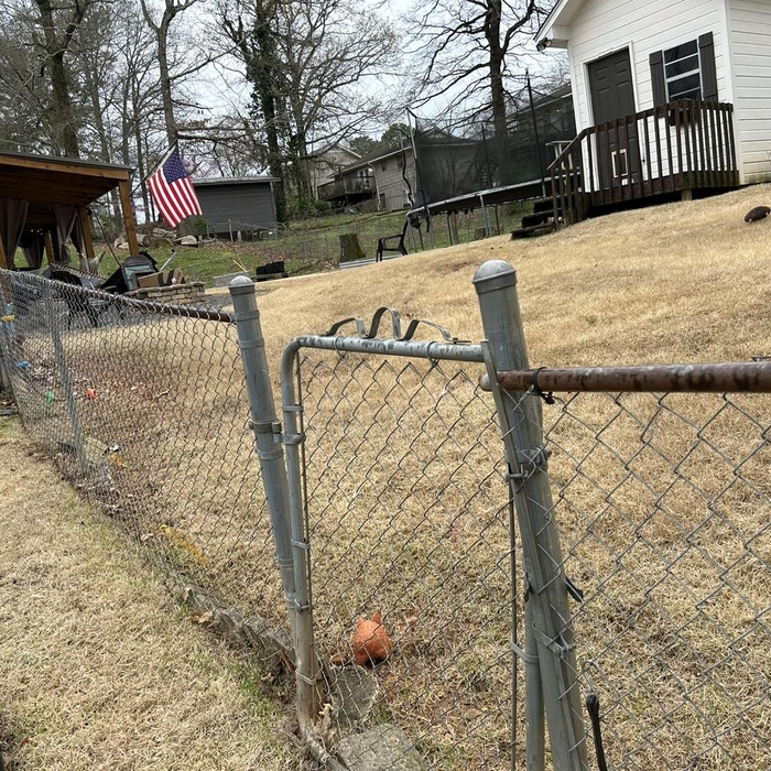 New Chain Link Fence
