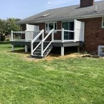 Composite Deck w/ Vinyl Railing