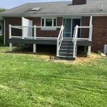 Composite Deck w/Vinyl Railing