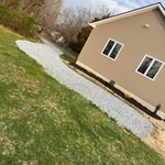 Stone driveway