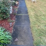 Walkway Pressure washed