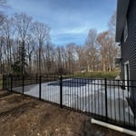 54" 3 rail pool fence