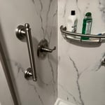 Designer Shower Grab Bars - Valve system - Shelf