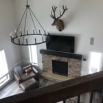 Custom stair railing