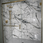 Marble Luxe Shower