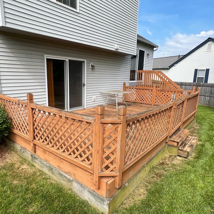 Entire Deck Before