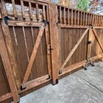 Privacy fence for parking
