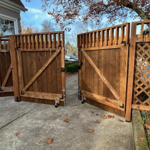 Privacy fence for parking