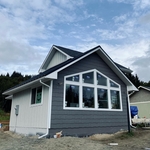 Tri-color exterior painting
