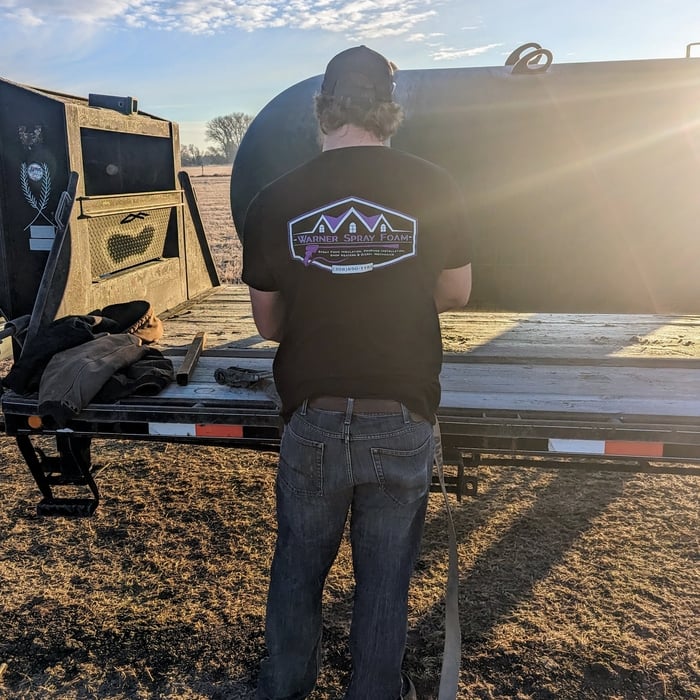 Making sure everything is strapped down safely