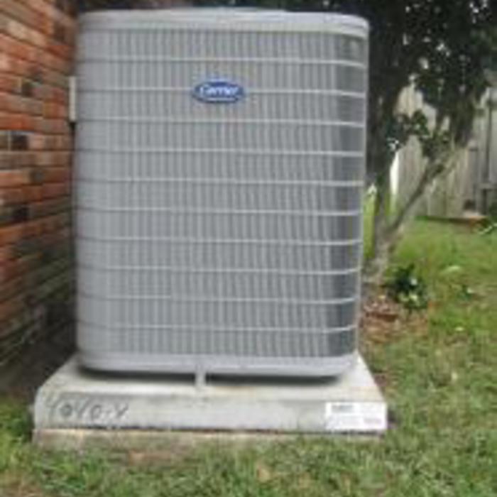 AC SYSTEM INSTALLED ON CHANGE OUT