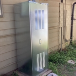 Water Heater Aluminum Shed