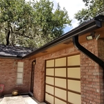 Black Seamless gutters