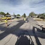 Asphalt skin patch