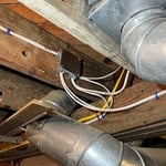 Junction box for the basement lights.