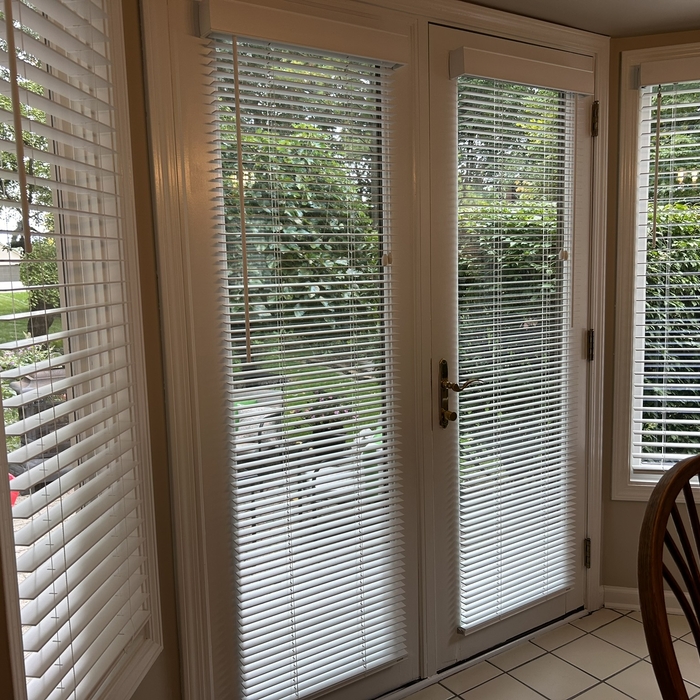 Faux Wood/Aluminum French Doors