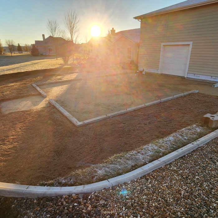 Shop and patio addition