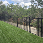 Black Aluminum Fence
