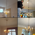 Before and After of Chandeliers