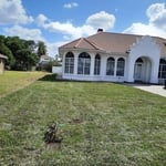 Bitter Blue Front Yard