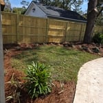 Completed Wood Fence