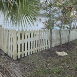 Completed Wood Fence