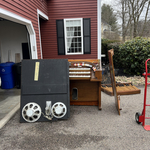 Old Organ about to be loaded into the Truck