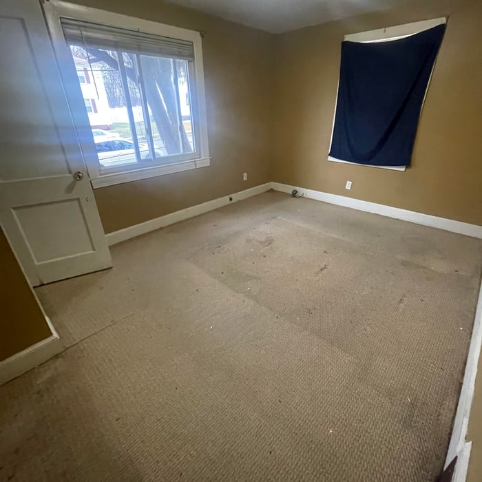 Apartment cleared of tenants left behind junk