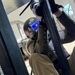 Finishing up a cap