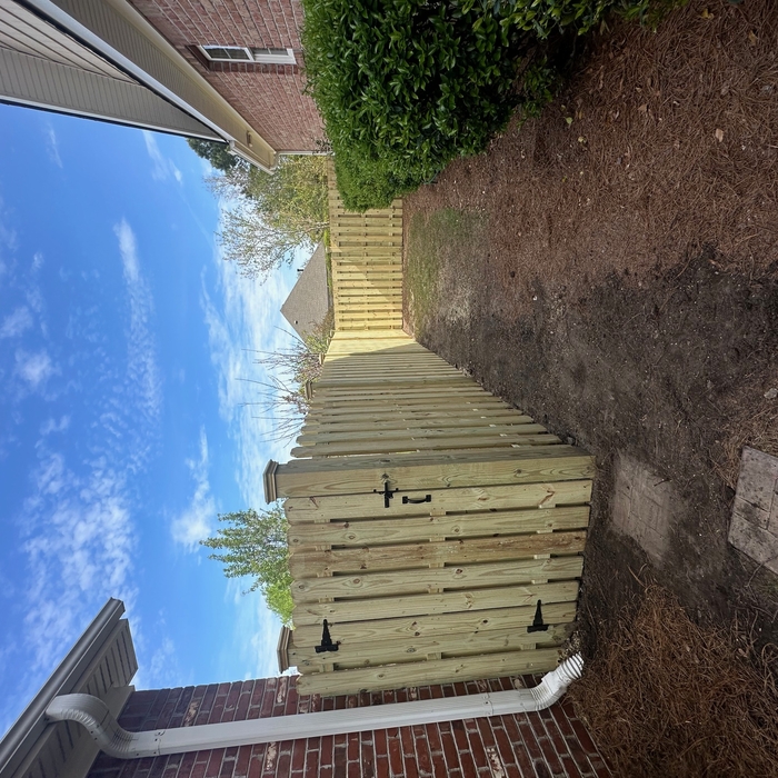Wood Fence Installation
