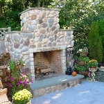 Patio Fireplace