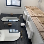 custom double vanity
