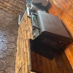 METAL PREGOLA WITH WOOD